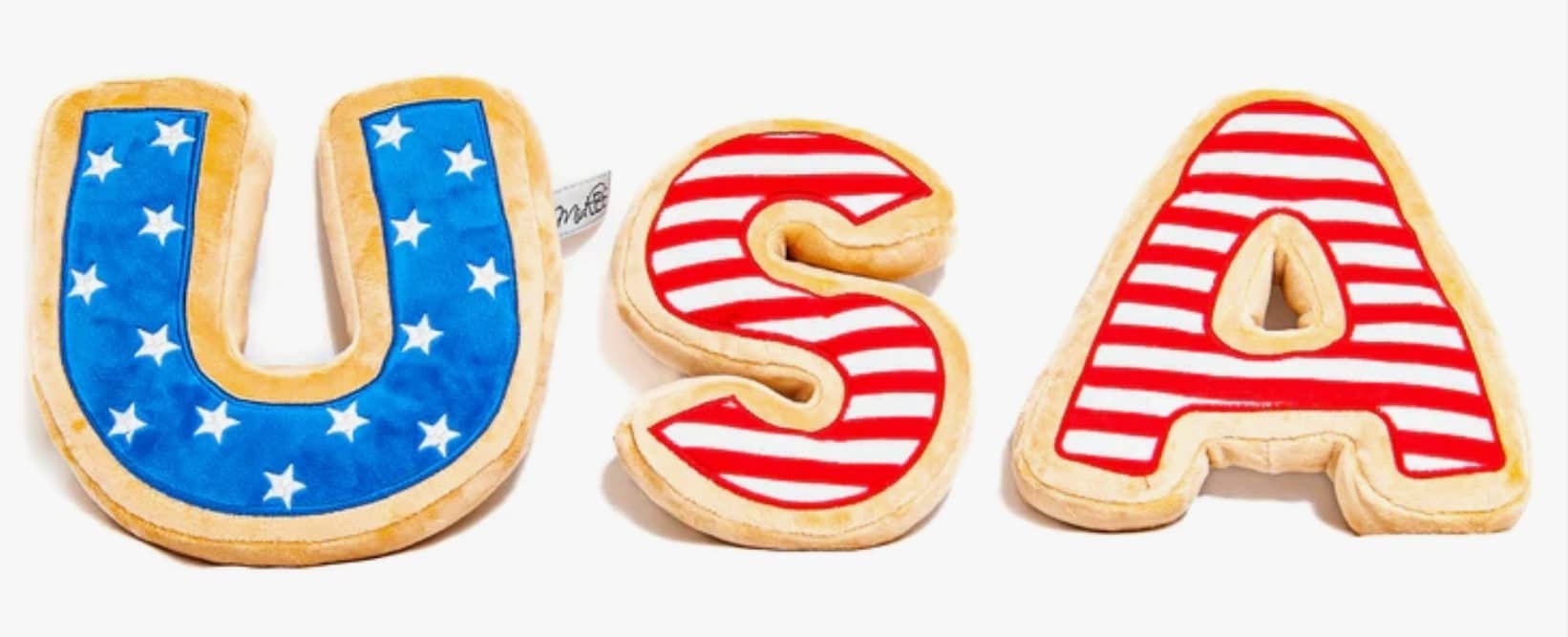 USA Sugar Cookie Plush Dog Toy image 1