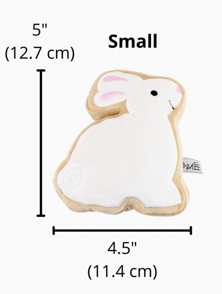 Sugar Cookie Easter Bunny Dog Toy image 2