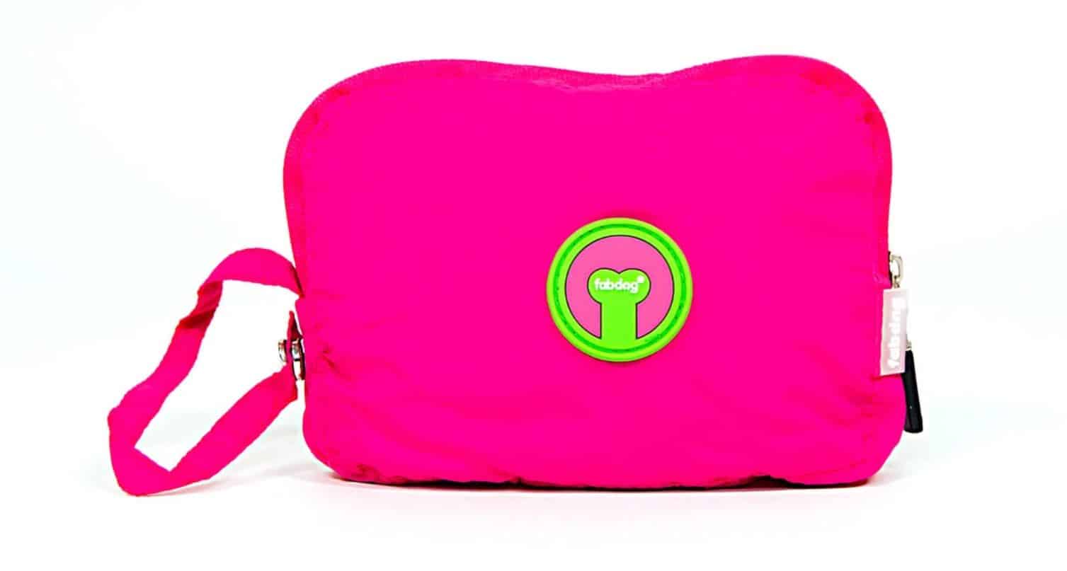 Hot Pink Packaway Dog Raincoat image 2