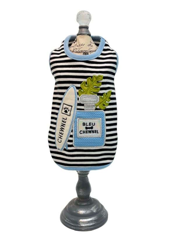 Chewnel Puppy Bleu Tropical Dog Tank image 0