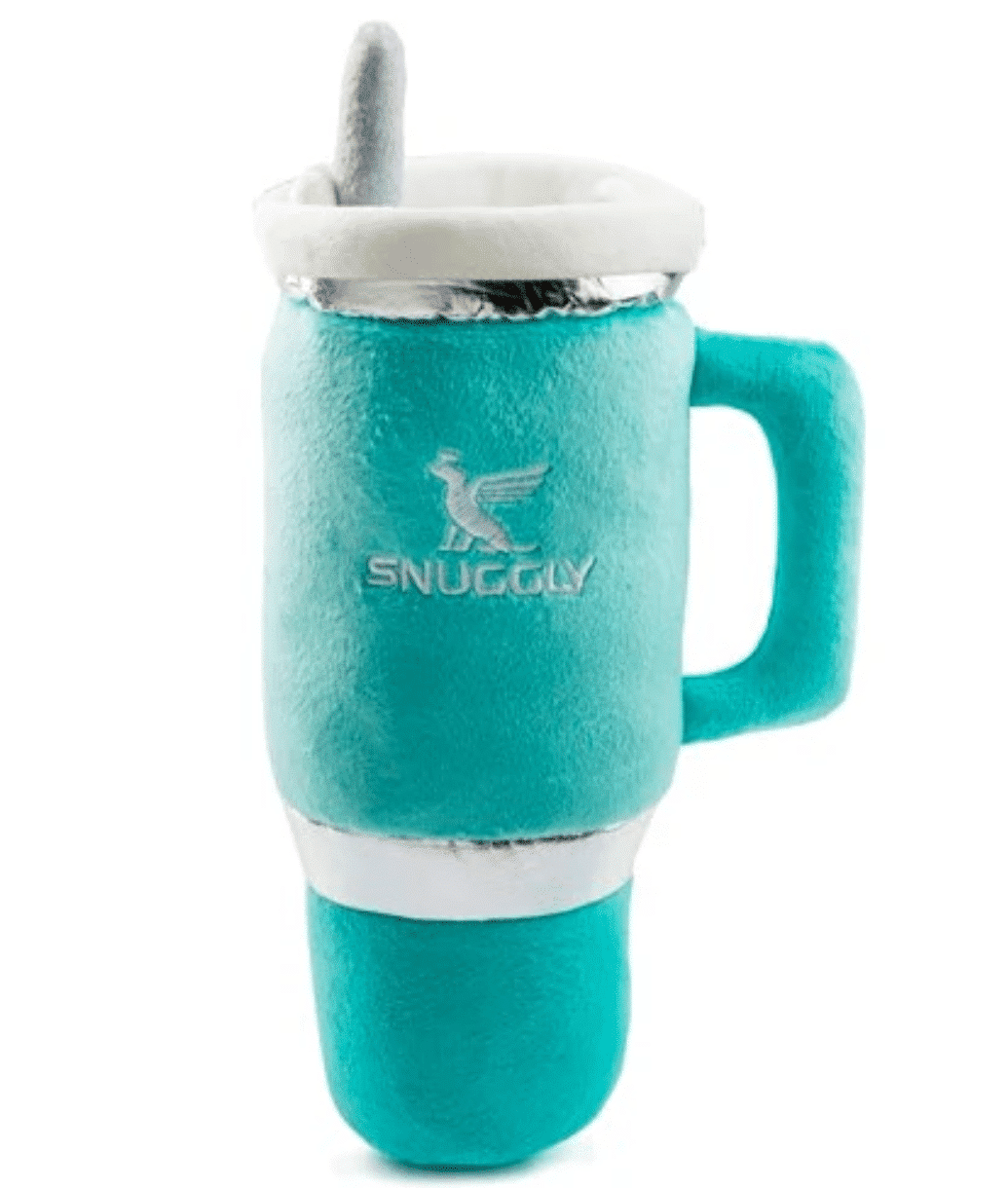 Snuggly Cup Dog Toy - Teal image 0