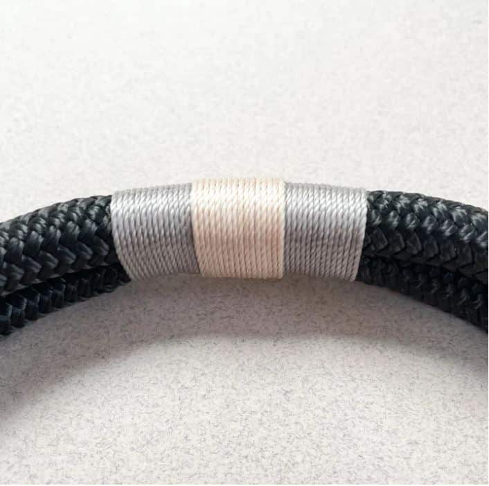 Oonalfie Classic Rope Dog Collar - Seychelles image 1