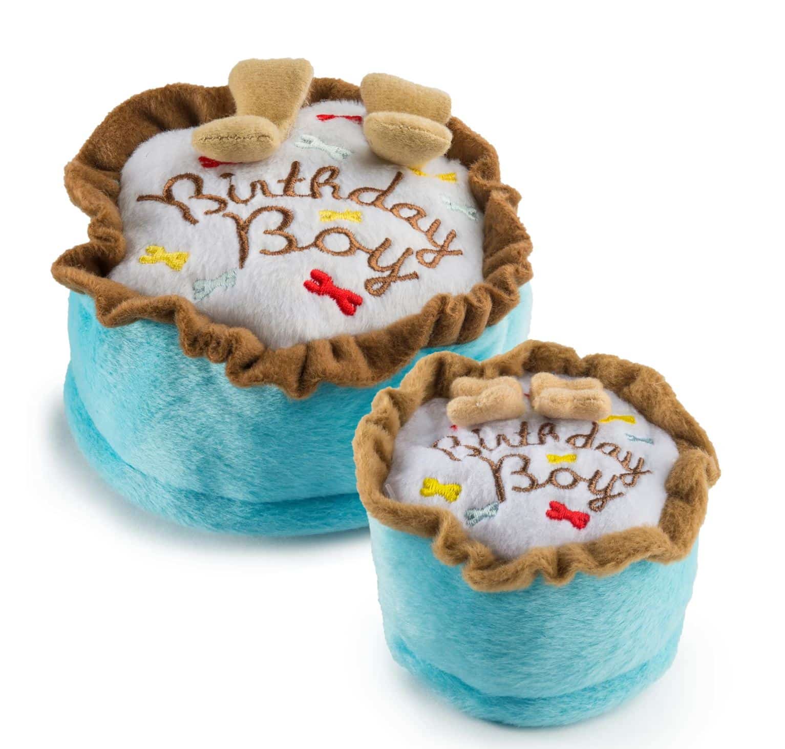 'Birthday Boy' Cake Dog Toy image 0