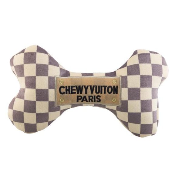 chewy vuiton dog toy bone