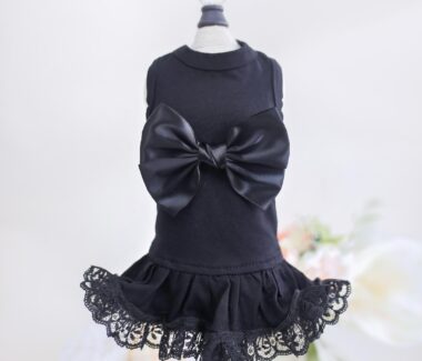 Ballerina Dog Dress - Black - PUCCI