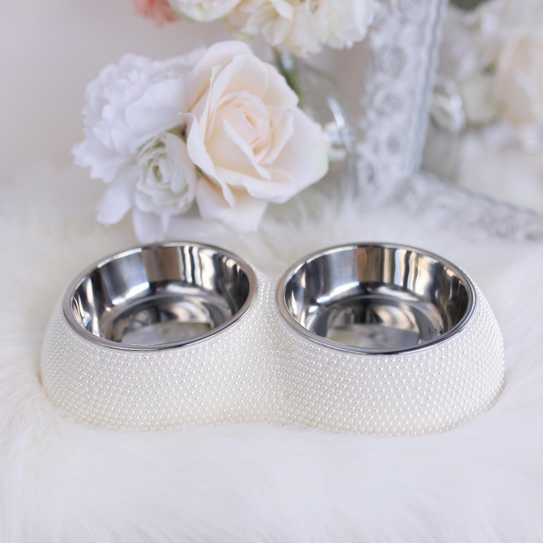 Bling dog outlet bowls