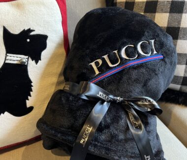 PUCCI Cafe Soft Blankets Black