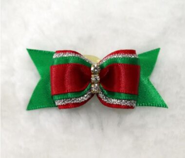 PUCCI Cafe 3 Crystal Christmas Dog Bow