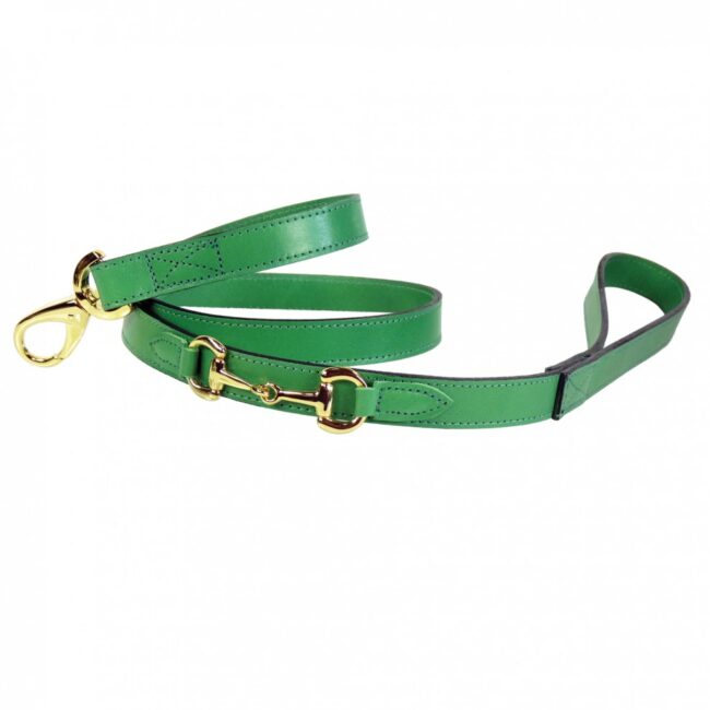 kelly green dog collar