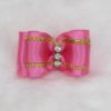 Three Crystal Bow - Bubblegum Pink