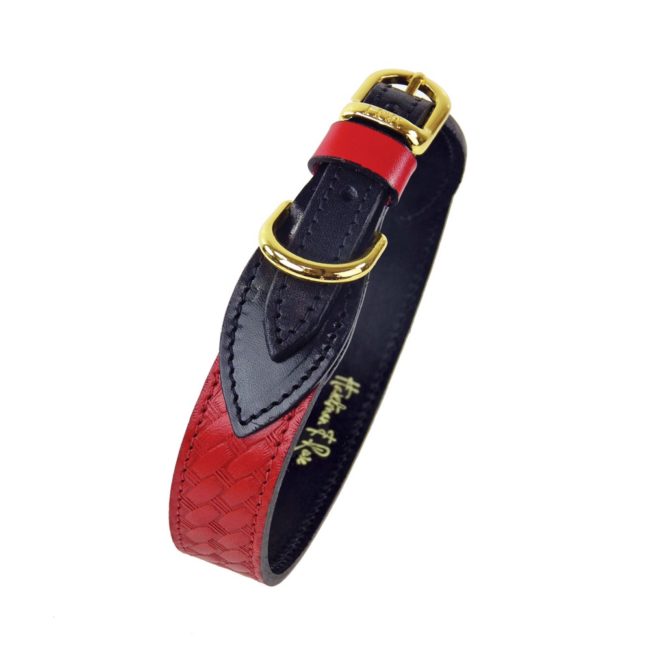 PUCCI Cafe Classic Dog Collar in Cherry Red 3