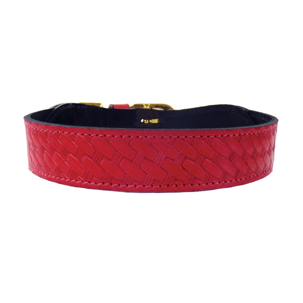 Classic Dog Collar in Cherry Red Classic Dog Collar in Cherry Red
