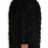 Black Wool Turtleneck Dog Sweater - PUCCI Cafe