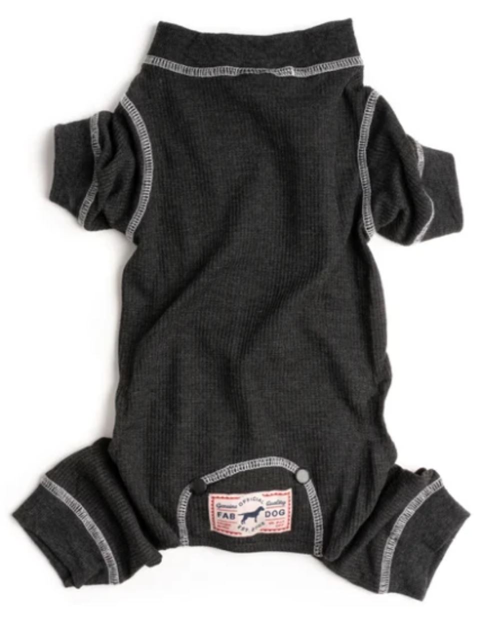 Charcoal Thermal Dog Pajamas - PUCCI Cafe