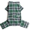 Green Plaid Dog Pajamas - PUCCI Cafe
