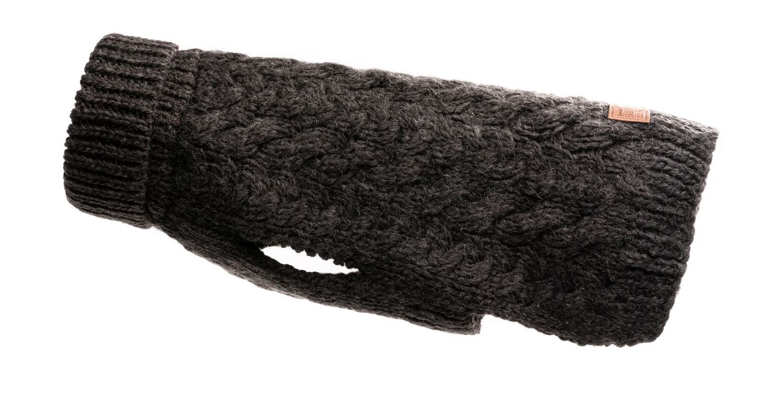 Grey Wool Turtleneck Dog Sweater Horizontal - PUCCI Cafe Grey Wool Turtleneck Dog Sweater Horizontal - PUCCI Cafe