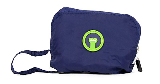 Navy Dog Raincoat Zipper Pouch - PUCCI Cafe