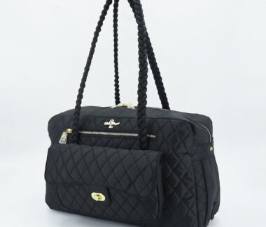 Porsha Dog Carrier - Black - PUCCI Cafe