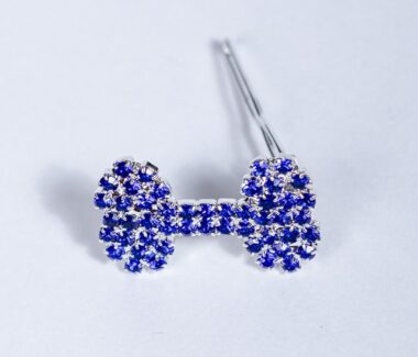 Crystal Bone Barrette Blue - PUCCI Cafe