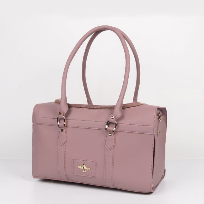Grand Voyager Dog Carrier- Mauve - PUCCI Cafe