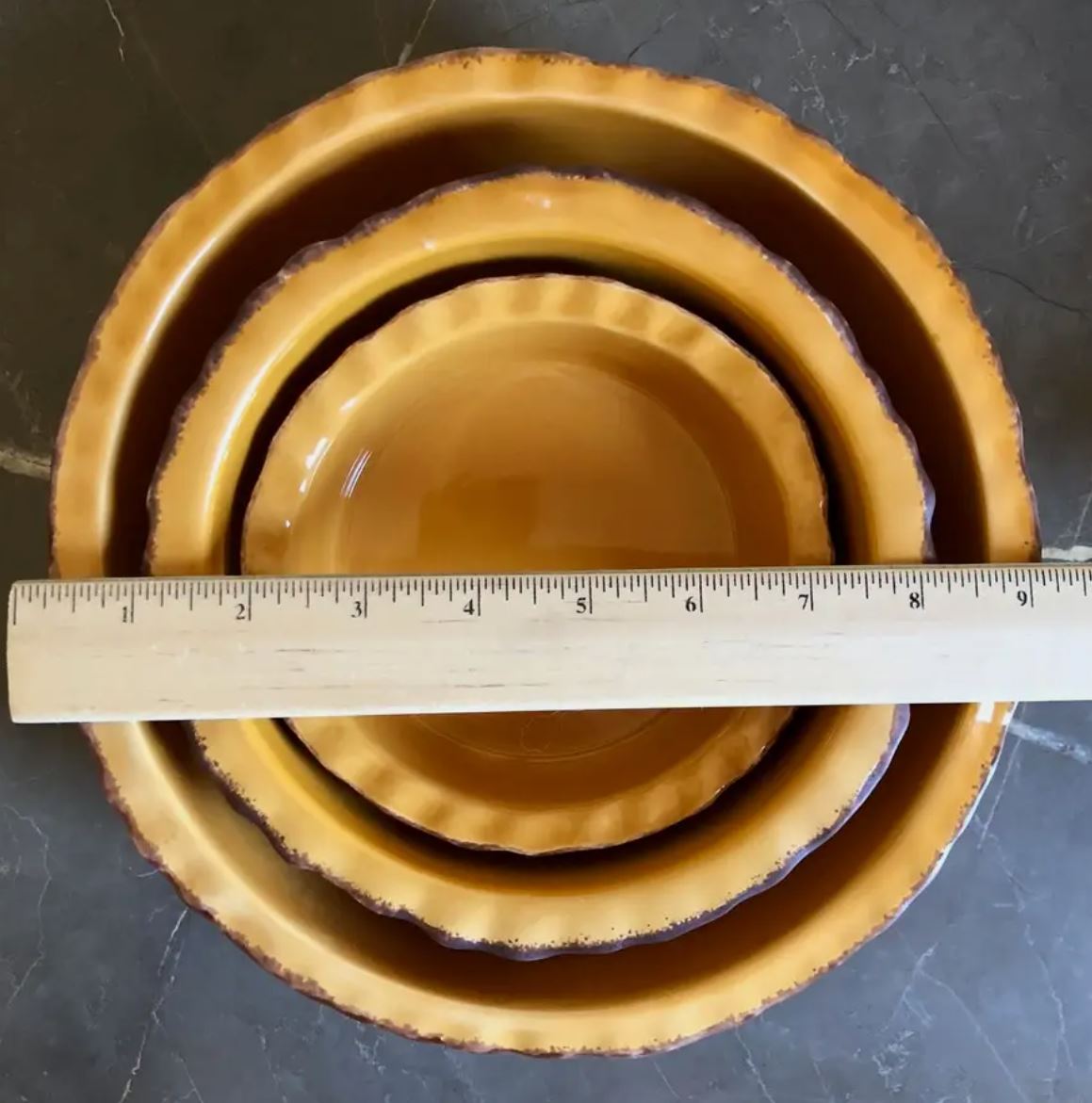 PUCCI Cafe Ceramic Dog Bowls - Caramel 2