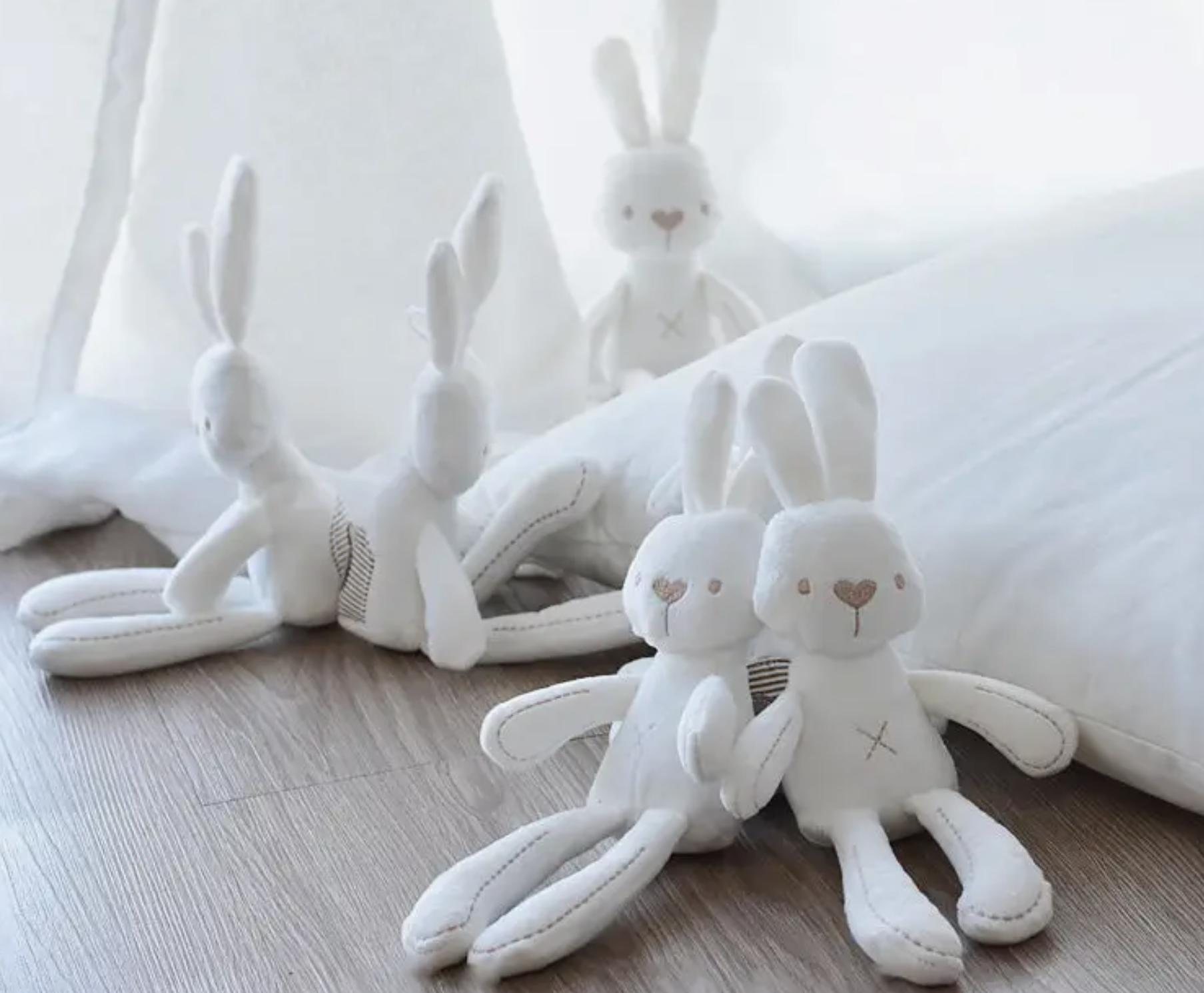 PUCCI Cafe Rabbit Plush Dog Toy