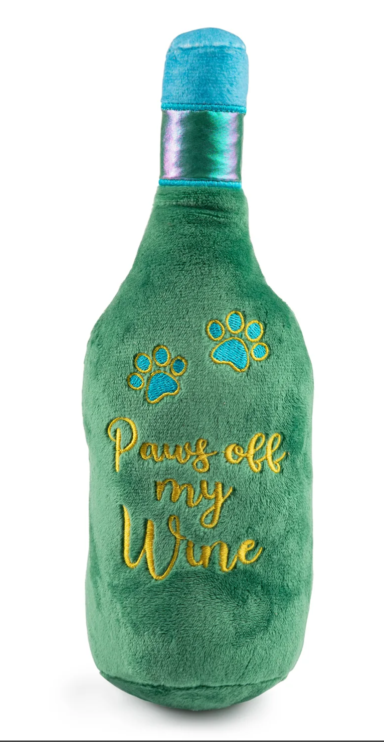 PUCCI Cafe Pawfoot Wine Dog Toy 2