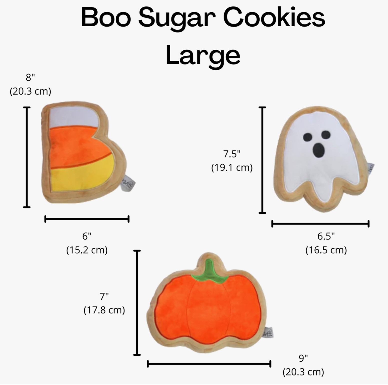 PUCCI Cafe BOO Sugar Cookie Dog Toy Large