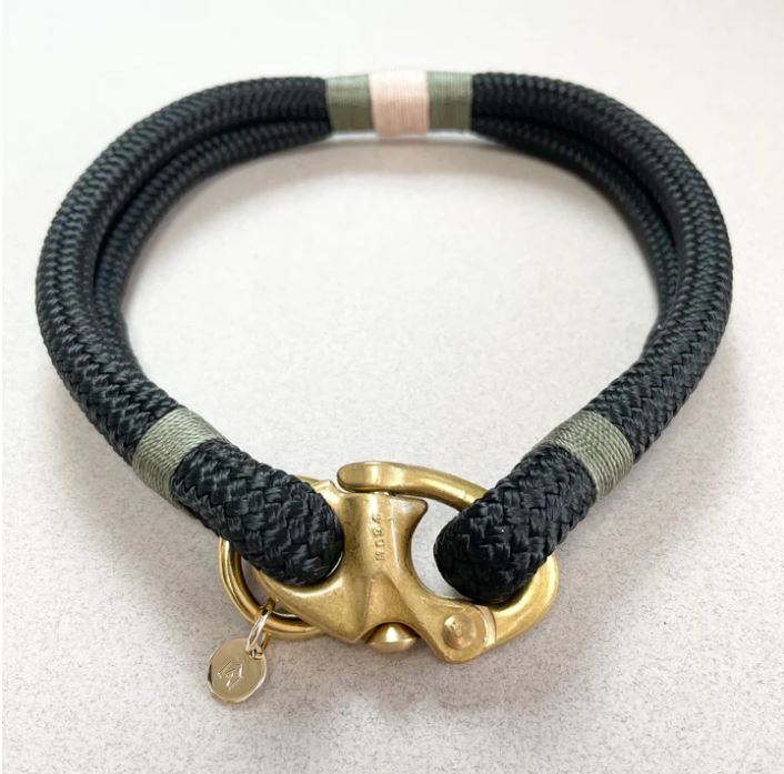 Classic Rope Dog Collar - African Safari 1