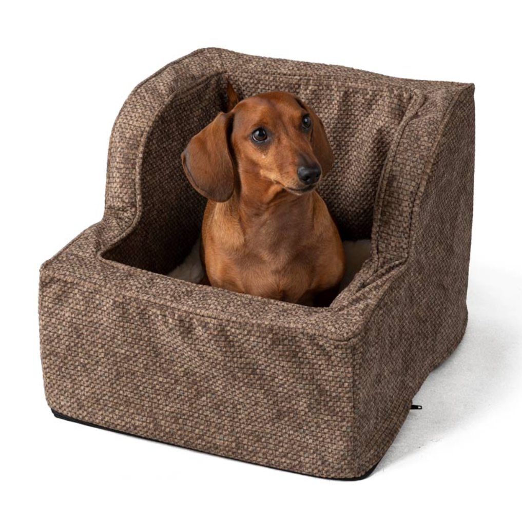 Snoozer Luxury High-Back Console Dog Car Seat - Show Dog Collection - Merlin Camel