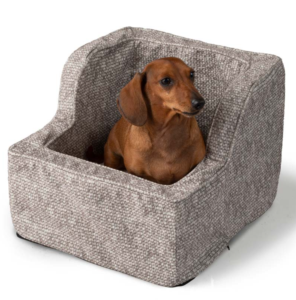 PUCCI Cafe Luxury High-Back Console Dog Car Seat - Show Collection - Merlin Linen - XL