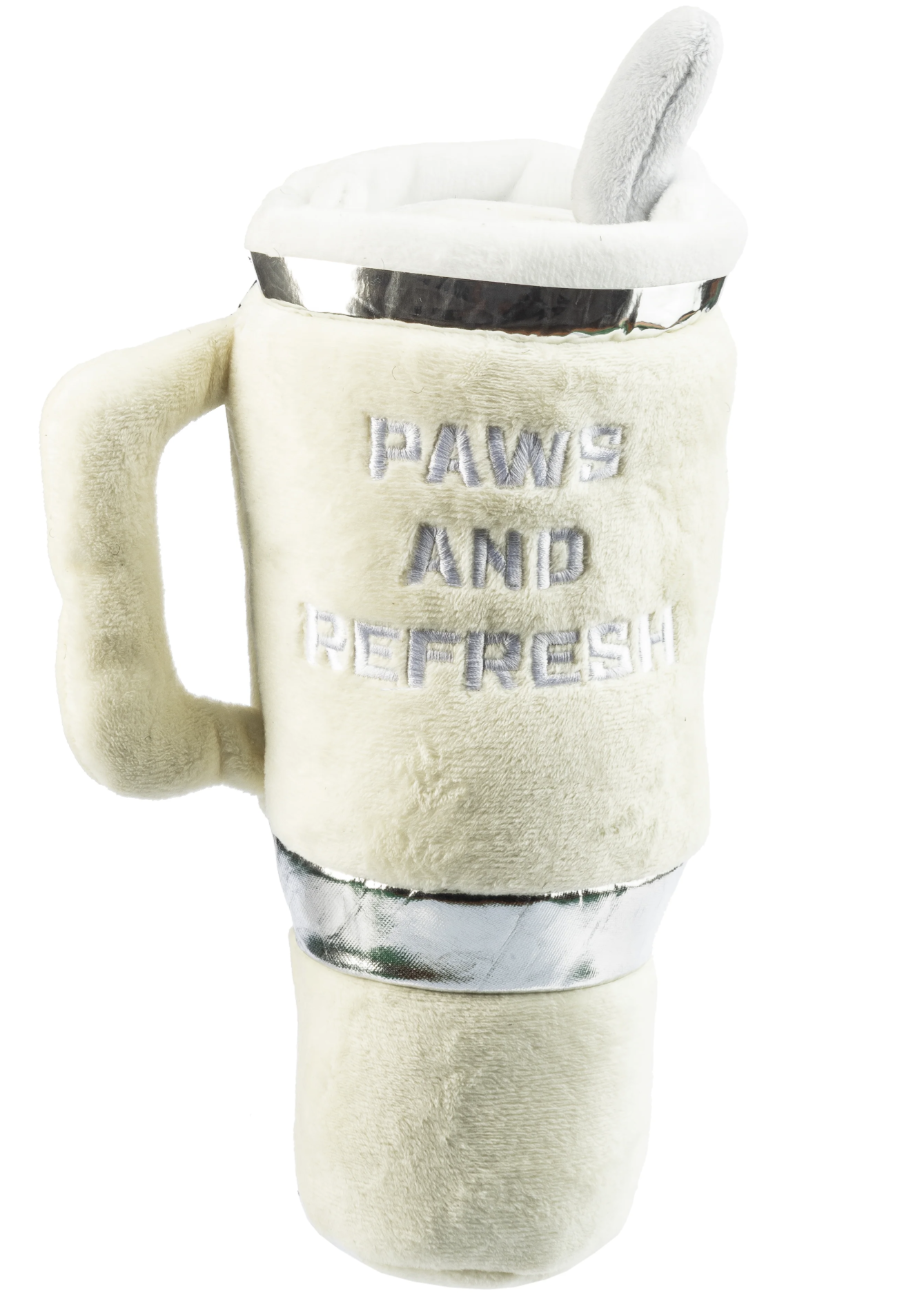 PUCCI Cafe Snuggly Cup Dog Toy Ivory 2