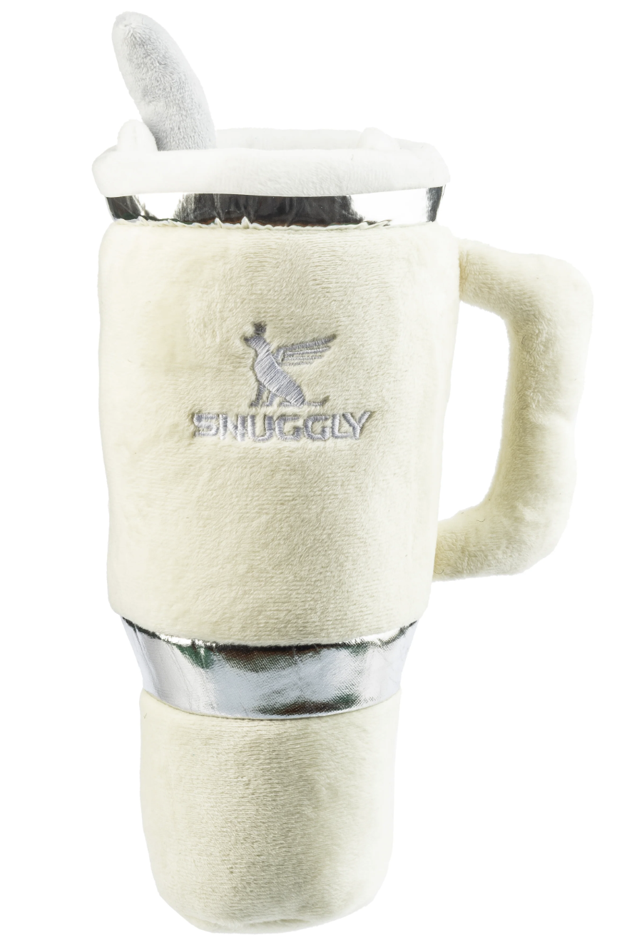PUCCI Cafe Snuggly Cup Dog Toy Ivory