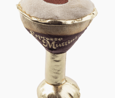 Espresso Muttini Dog Toy